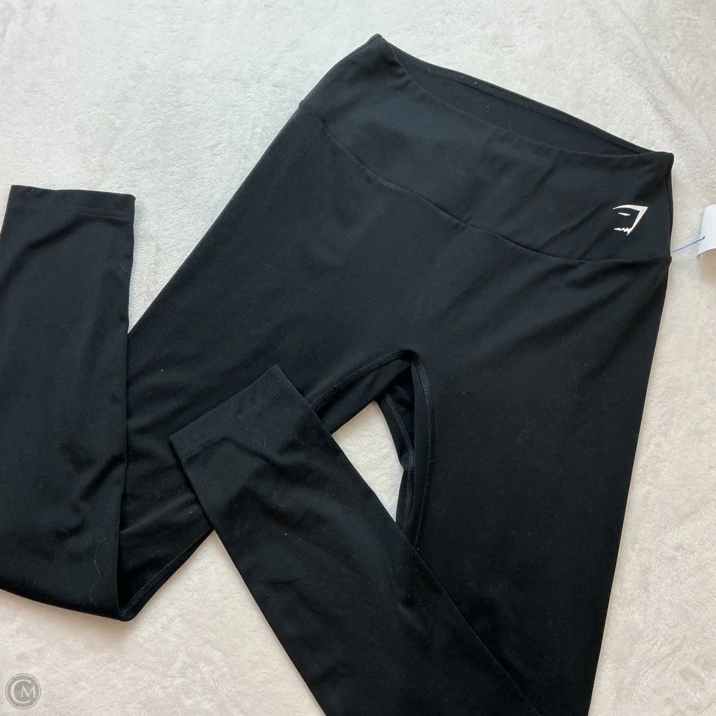 Athletic Leggings By Gym Shark In Black, Size: M