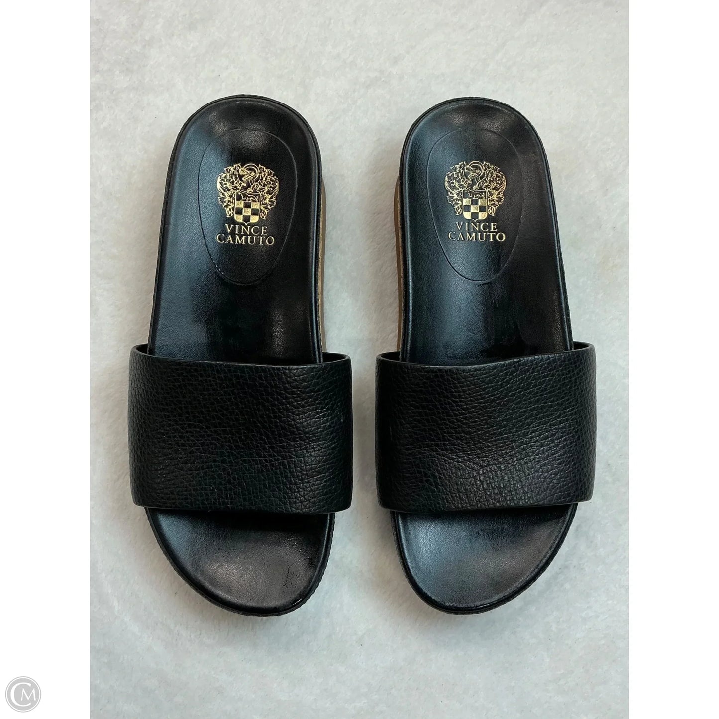 Sandals Flats By Vince Camuto In Black, Size: 7