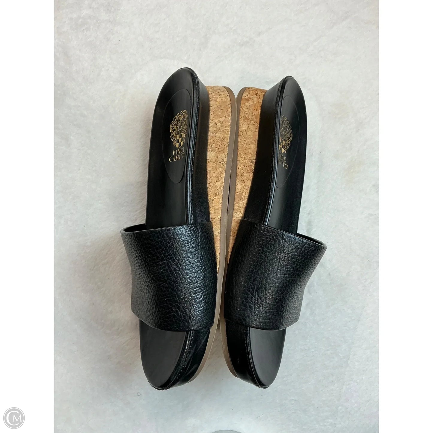 Sandals Flats By Vince Camuto In Black, Size: 7