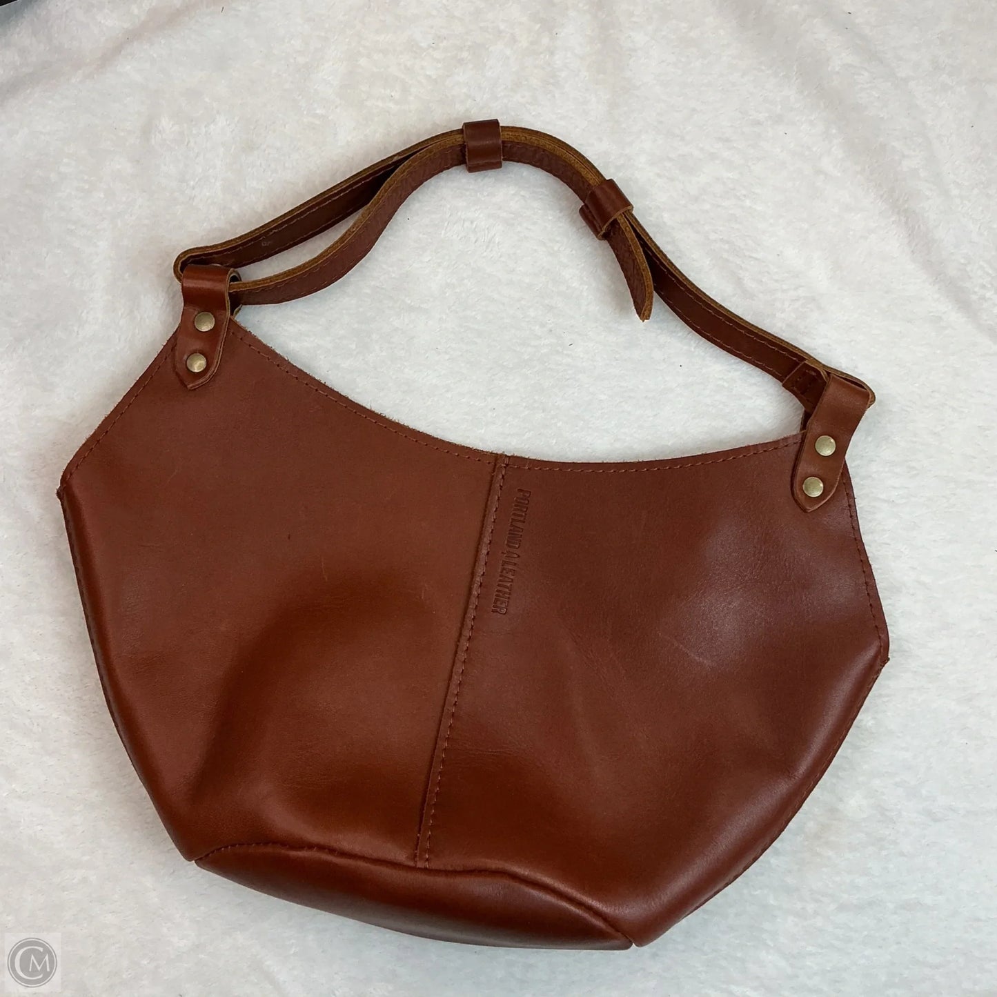 Handbag Leather By Portland Leather, Size: Medium