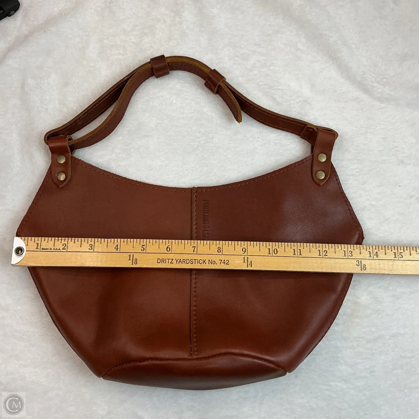 Handbag Leather By Portland Leather, Size: Medium