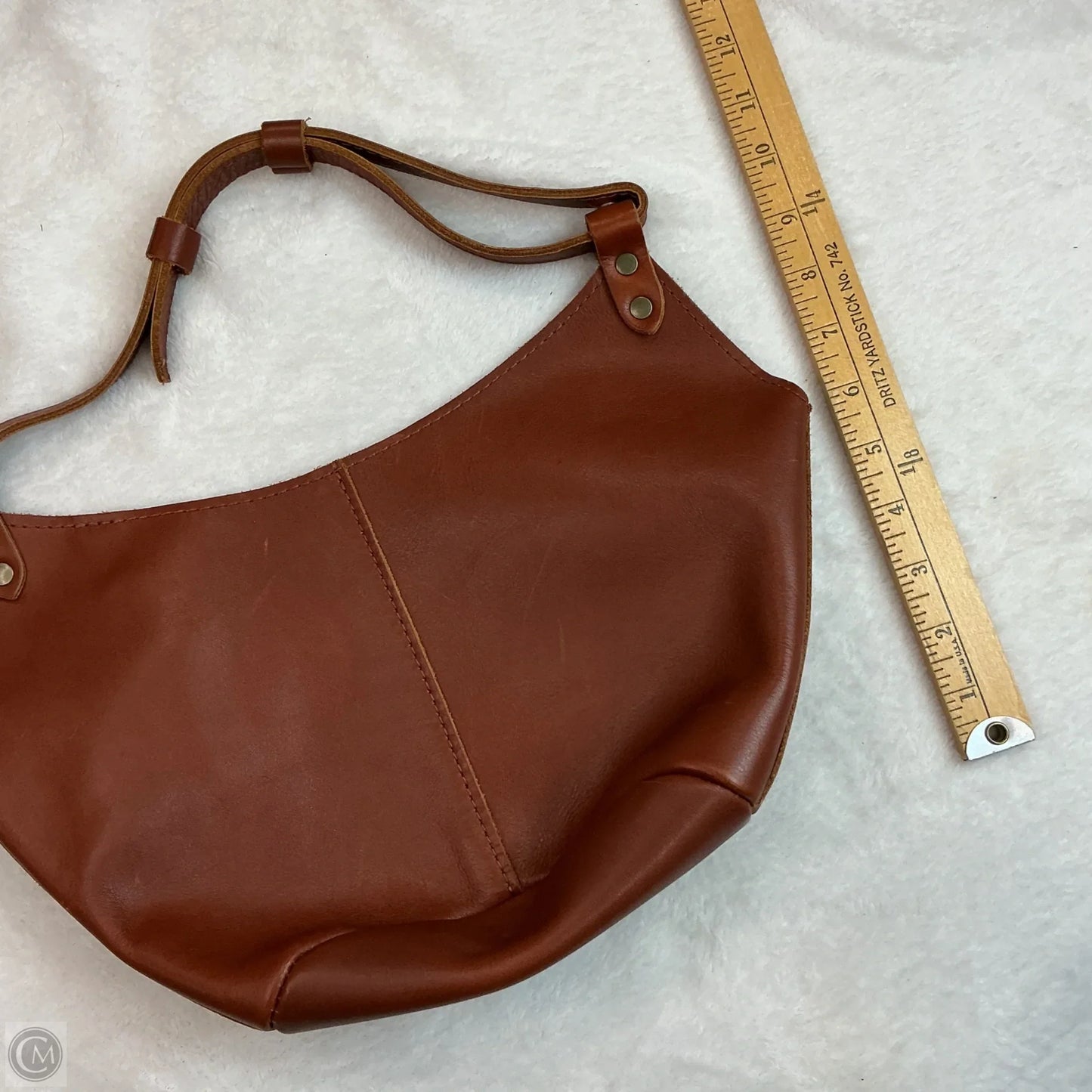 Handbag Leather By Portland Leather, Size: Medium