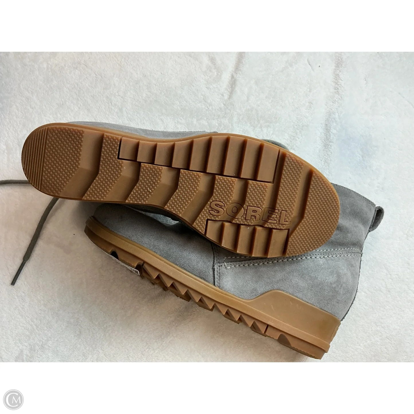 Boots Ankle Heels By Sorel In Grey, Size: 9