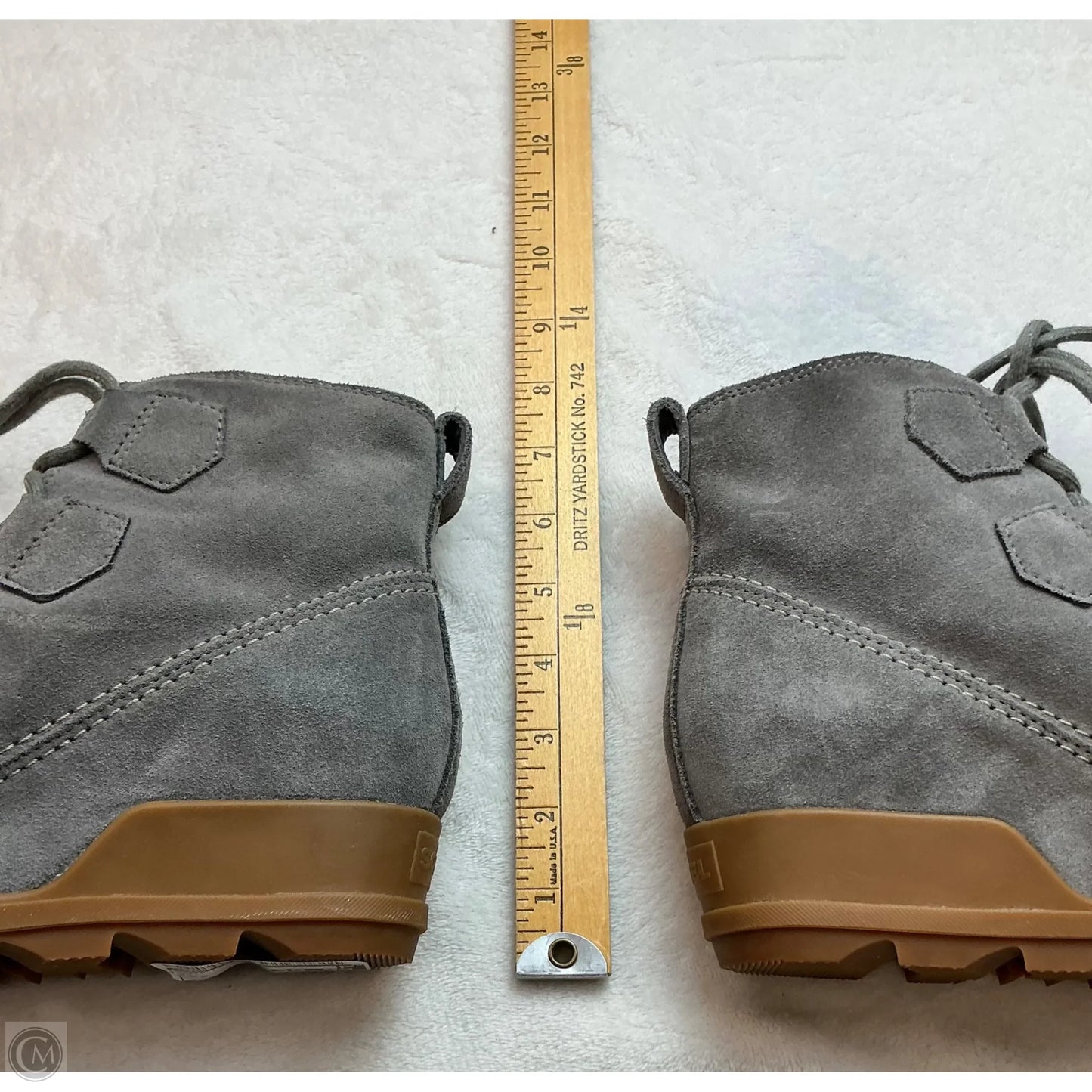 Boots Ankle Heels By Sorel In Grey, Size: 9