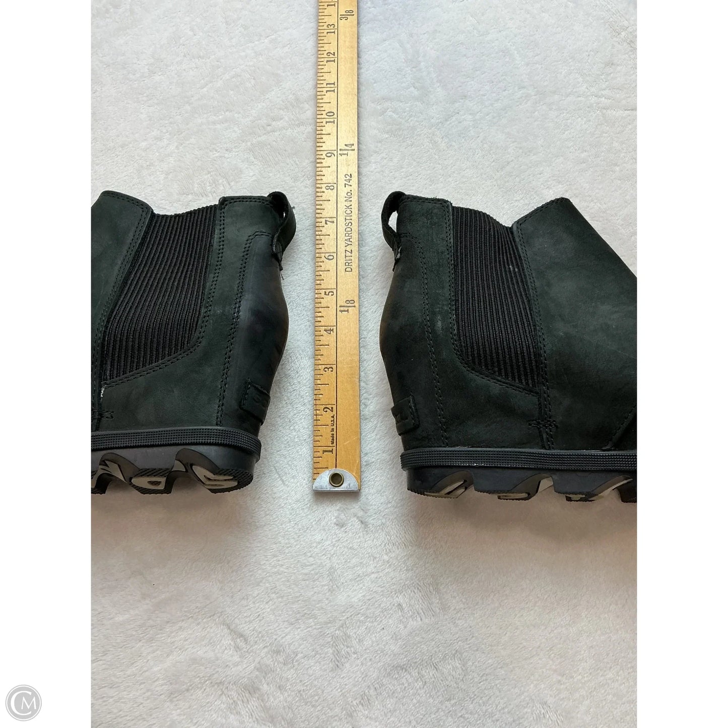 Boots Ankle Heels By Sorel In Black, Size: 8
