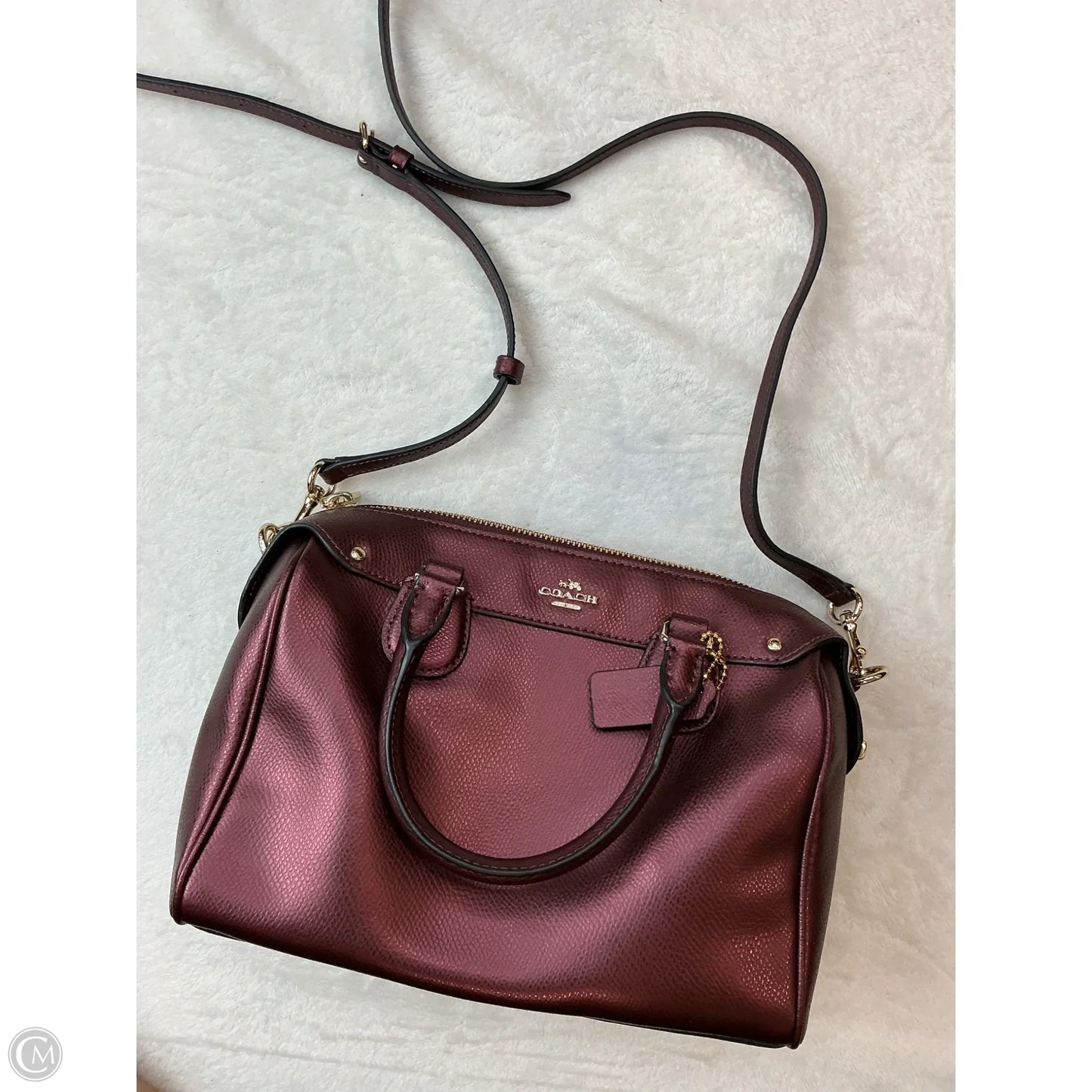 Handbag Designer By Coach, Size: Small