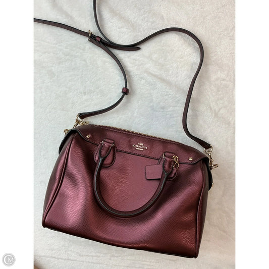 Handbag Designer By Coach, Size: Small