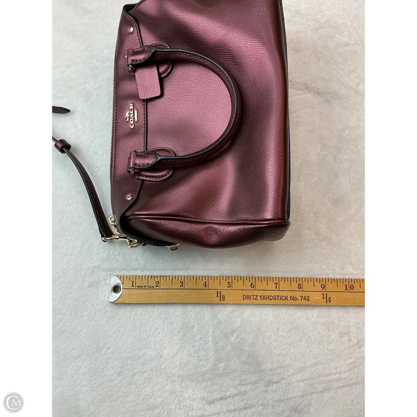 Handbag Designer By Coach, Size: Small