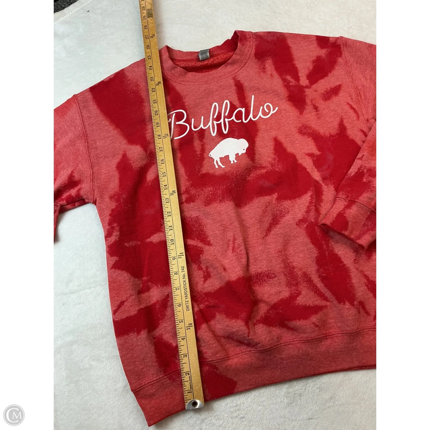 Sweatshirt Crewneck By Gildan In Red, Size: M