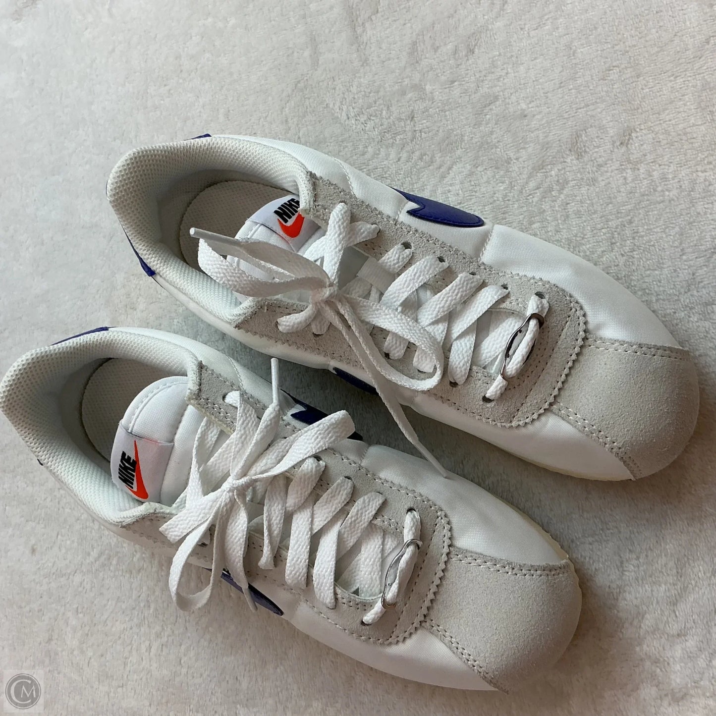 Shoes Athletic By Nike In White, Size: 7.5