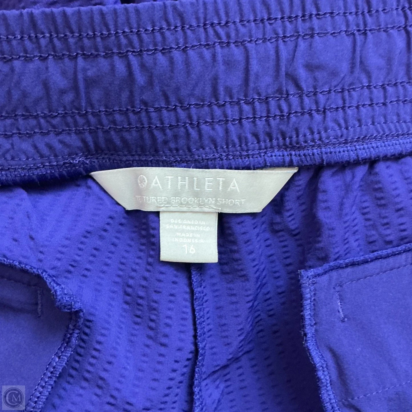 Athletic Shorts By Athleta In Purple, Size: 16
