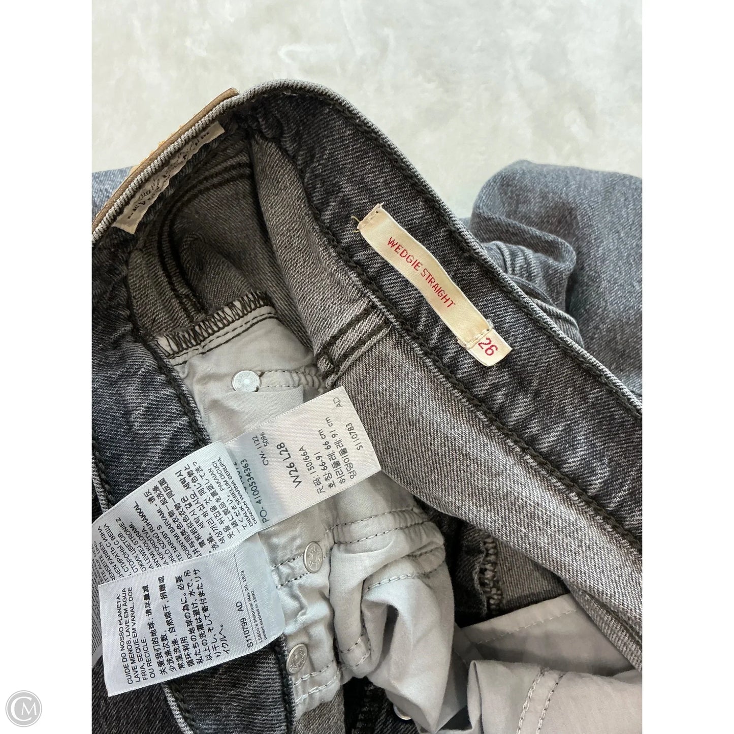 Pants Other By Levis In Grey Denim, Size: 4