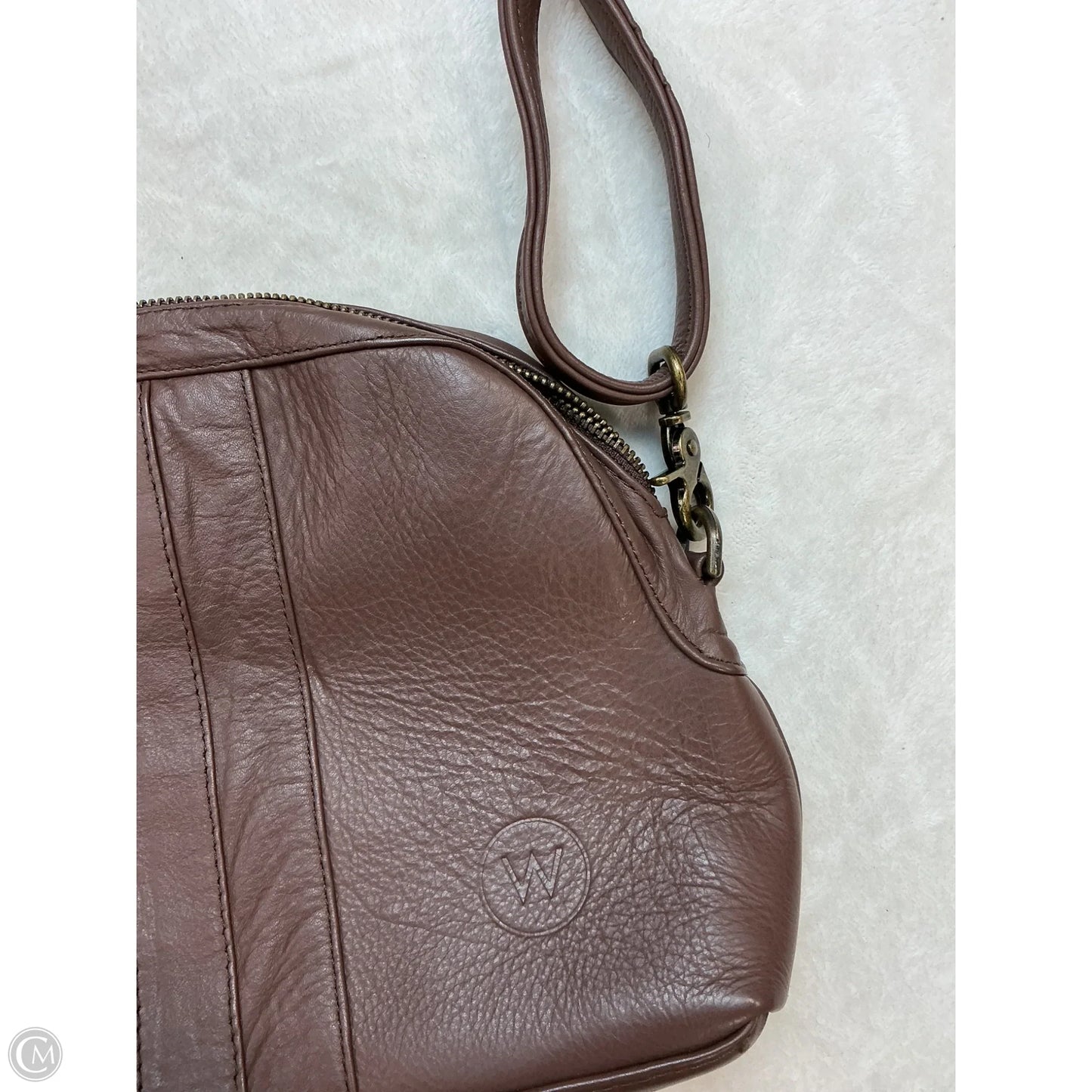 Crossbody Leather By Cmc, Size: Medium
