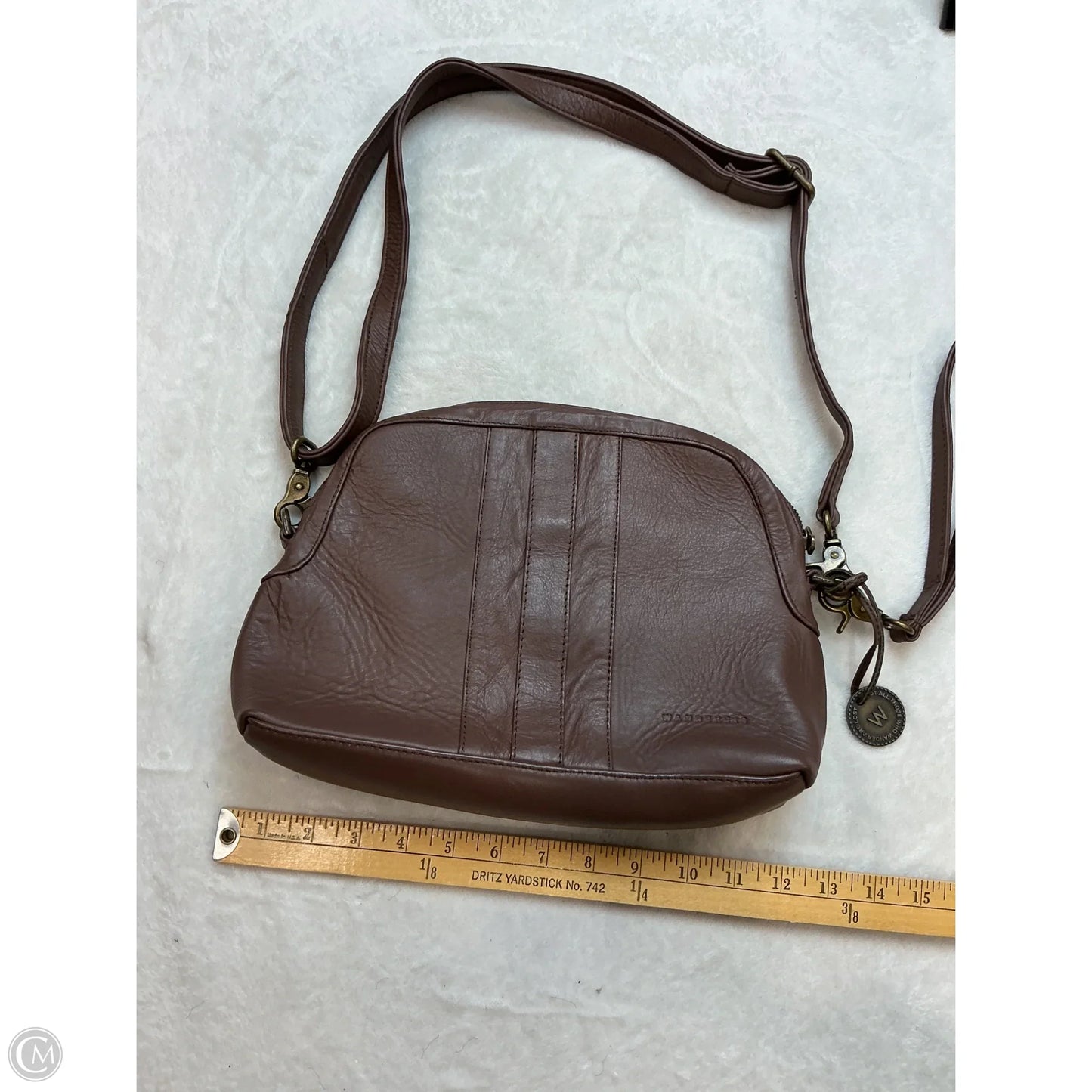 Crossbody Leather By Cmc, Size: Medium