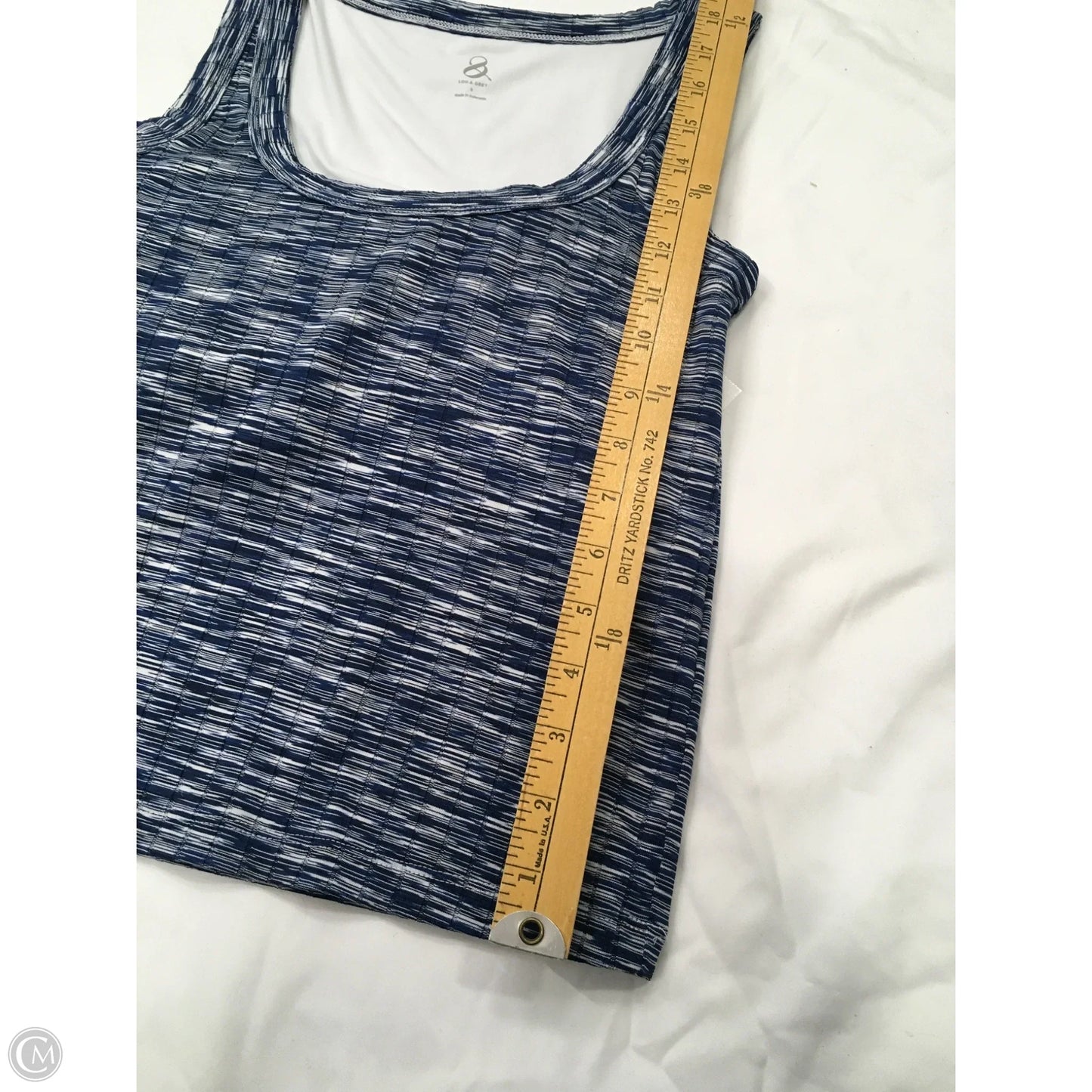 Top Sleeveless By Lou And Grey In Blue, Size: S
