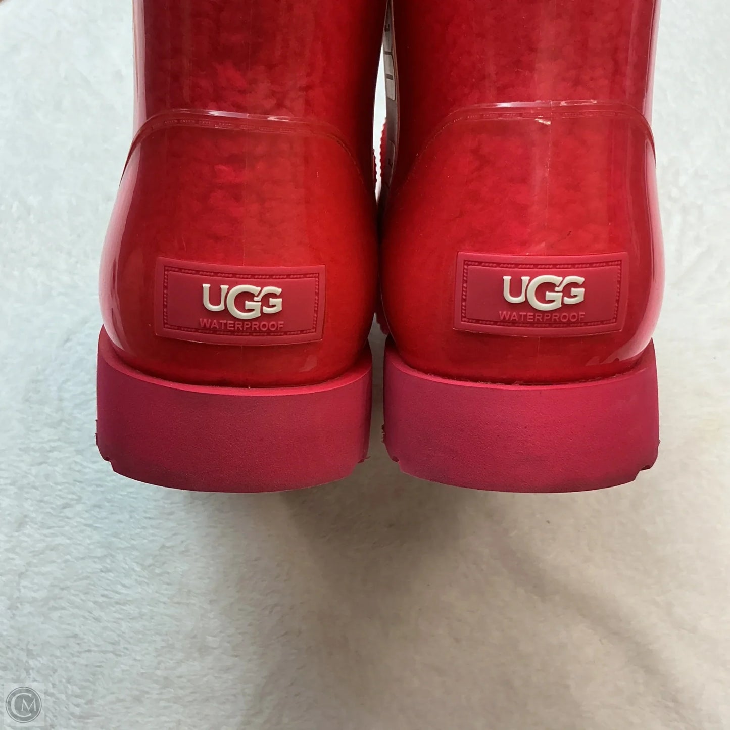Boots Designer By Ugg In Pink, Size: 6