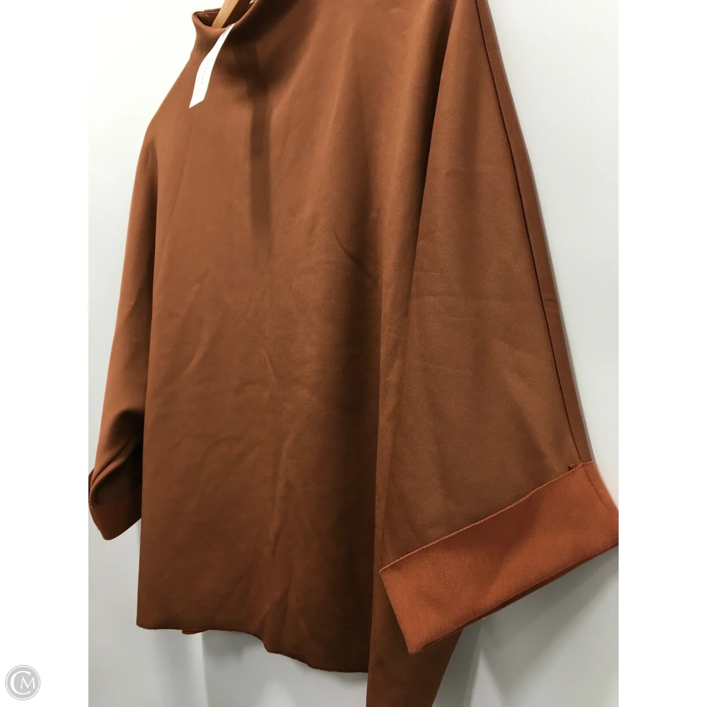 Top Short Sleeve By Anthropologie In Brown, Size: M