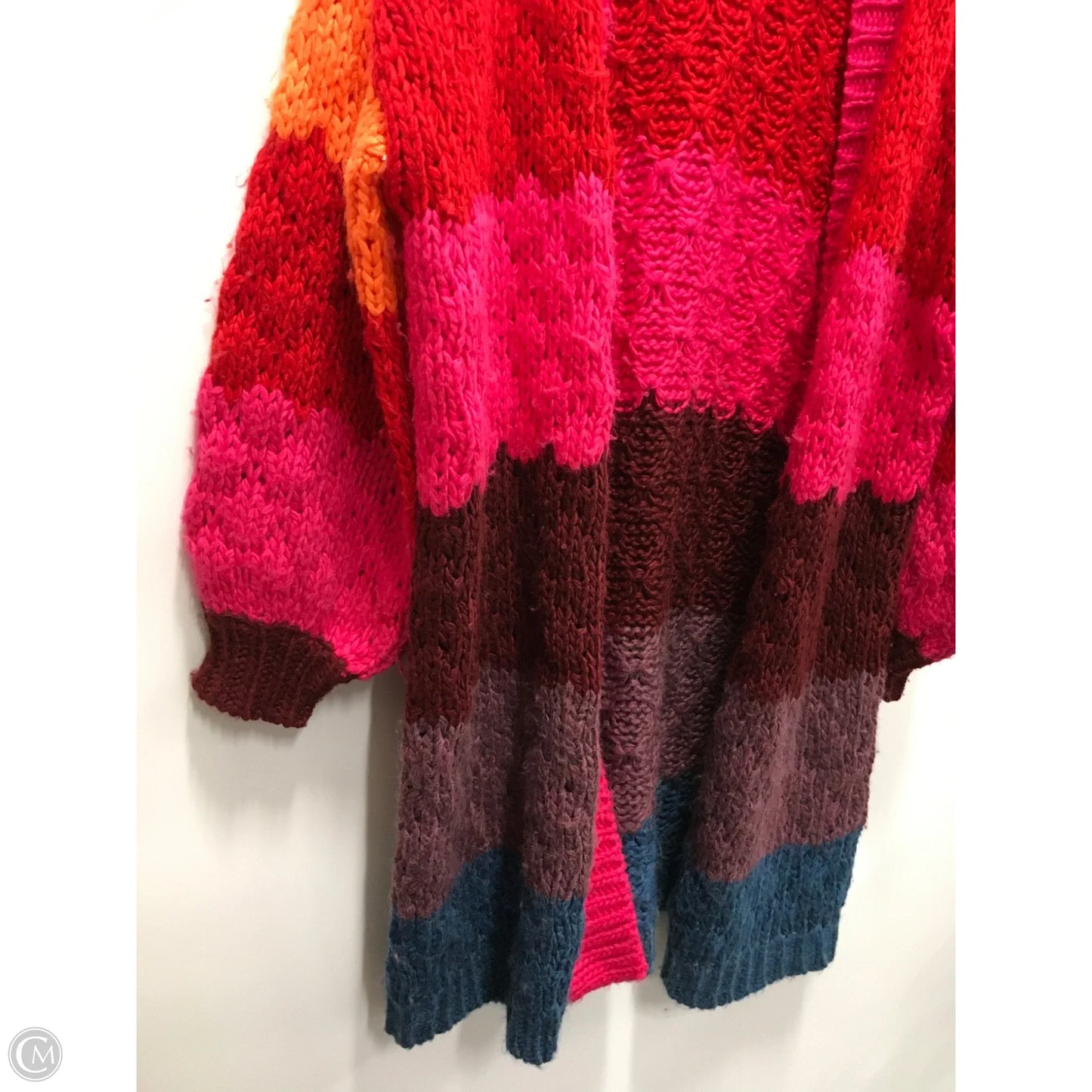 Sweater Cardigan By Farm Rio In Multi-colored, Size: M