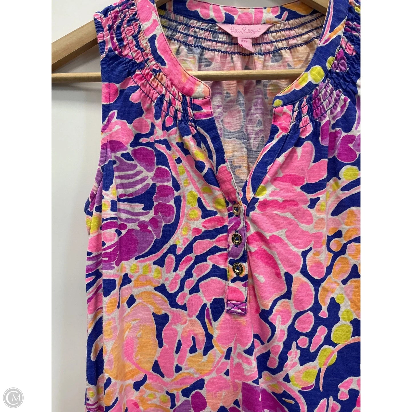 Dress Designer By Lilly Pulitzer In Pink & Purple, Size: Xxs