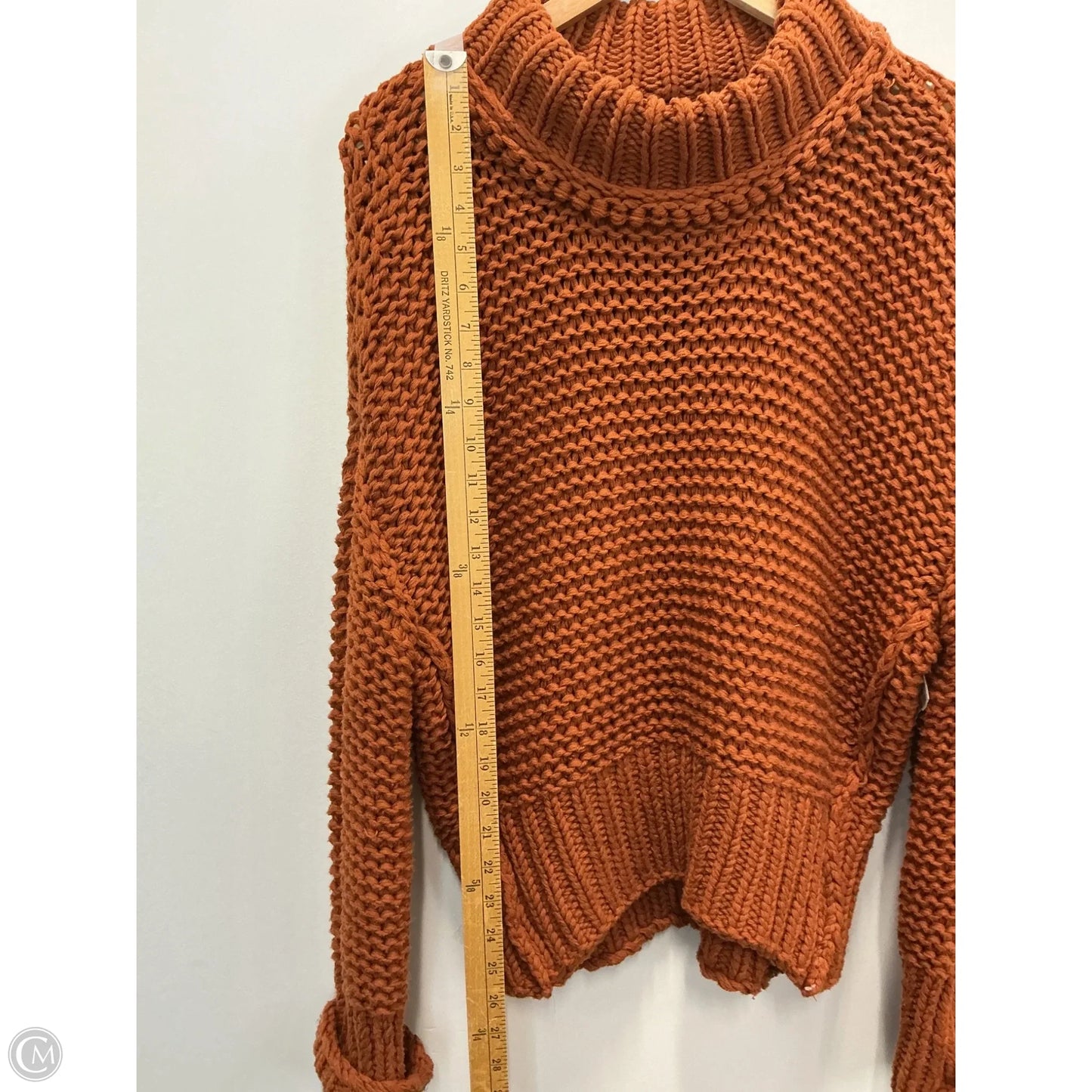 Sweater By Free People In Orange, Size: Xs