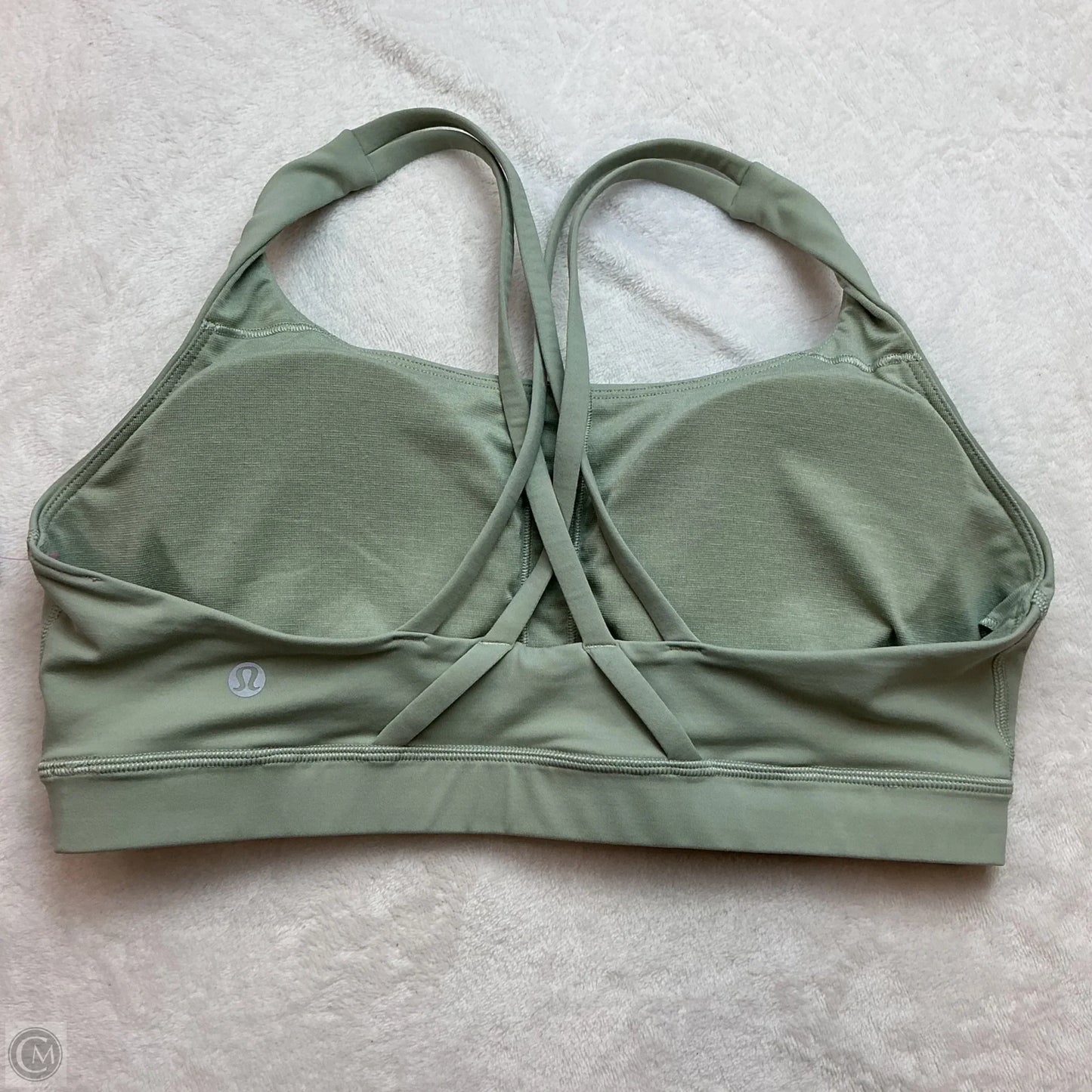 Athletic Bra By Lululemon In Green, Size: S