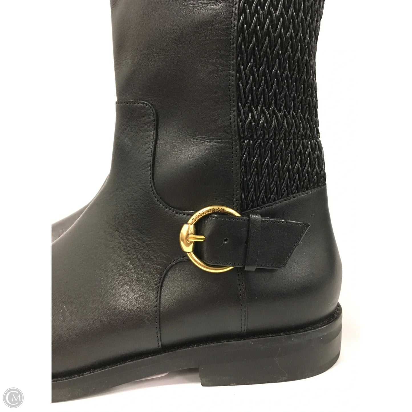 Boots Knee Flats By Cole-haan In Black, Size: 8.5