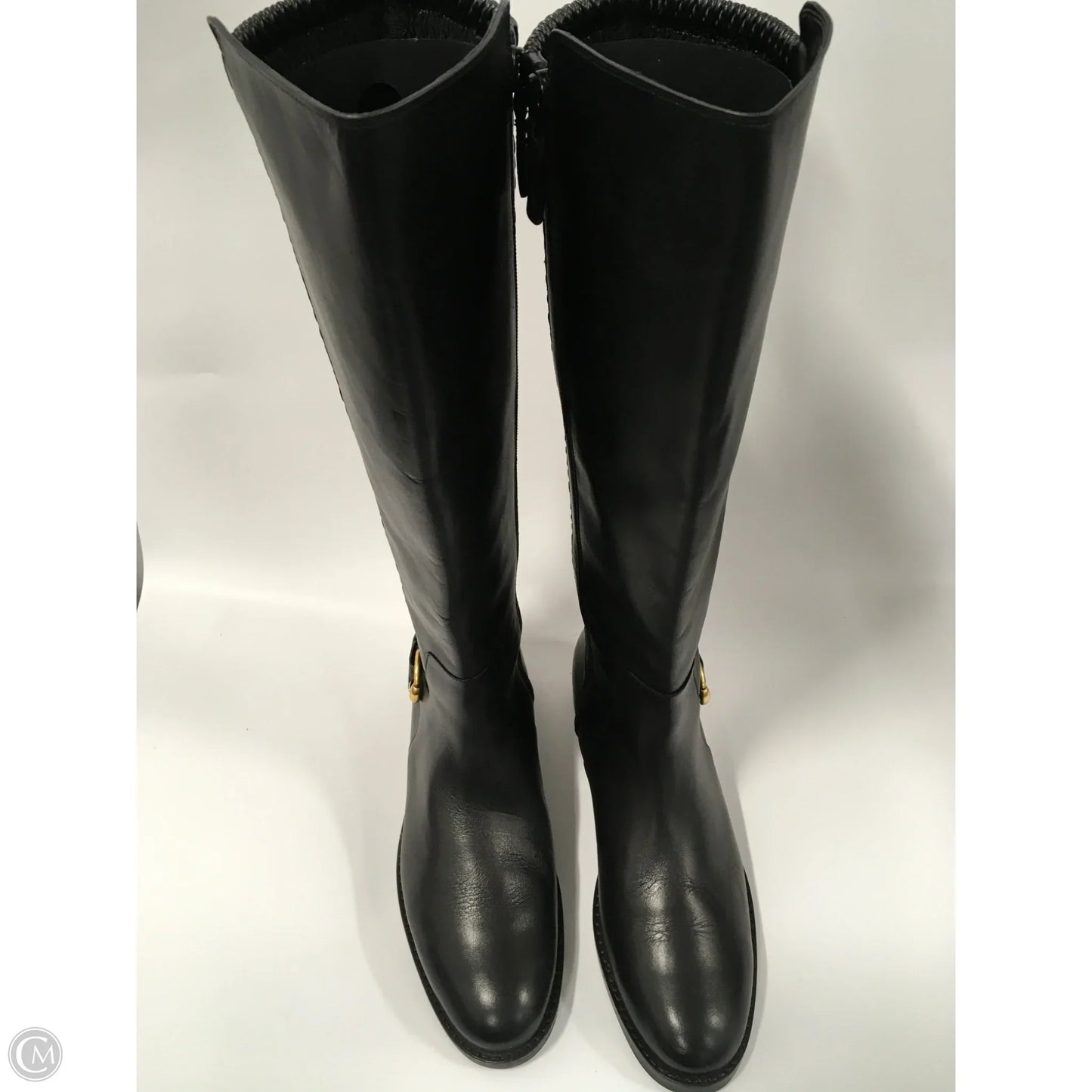 Boots Knee Flats By Cole-haan In Black, Size: 8.5