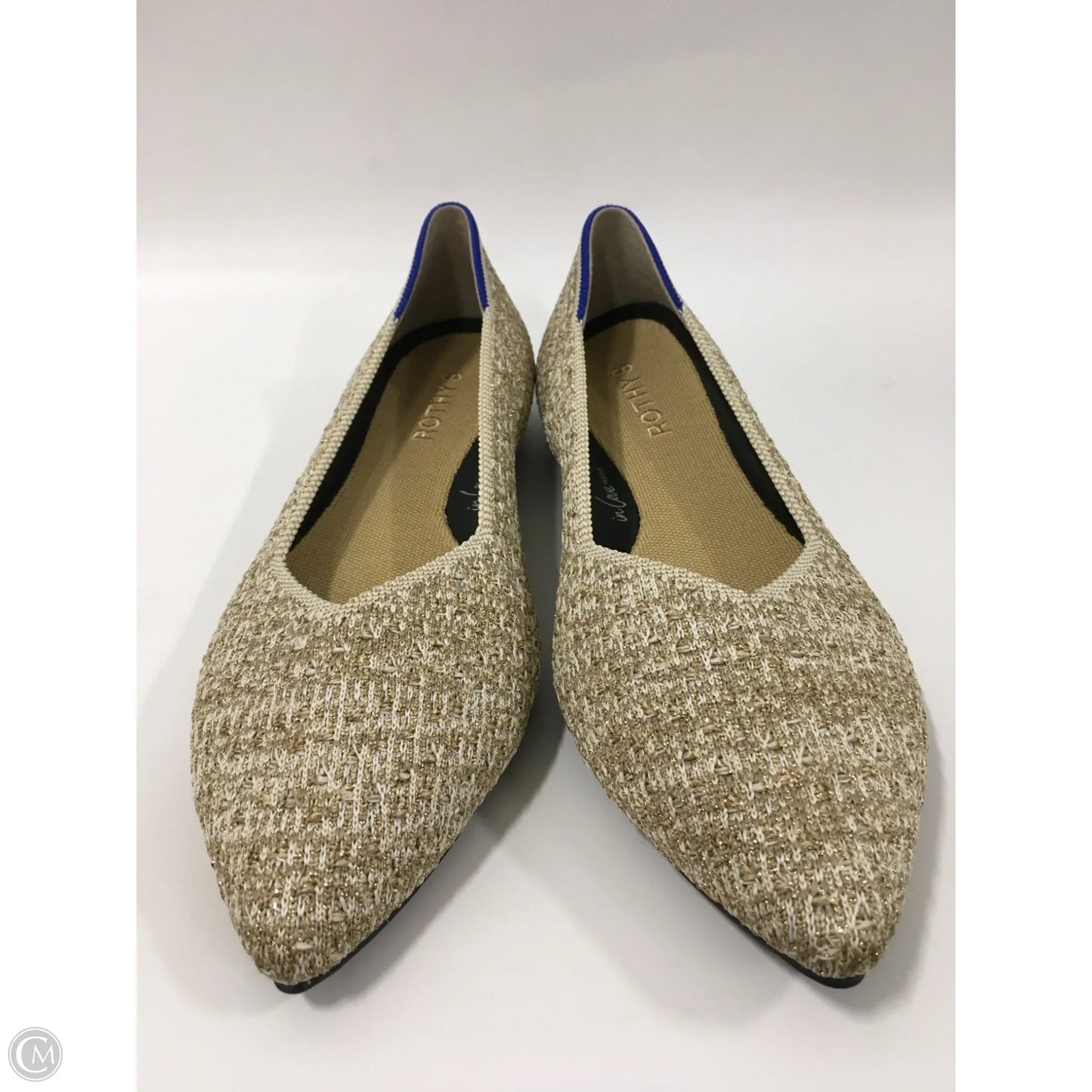 Shoes Flats By Rothys In Beige, Size: 9.5