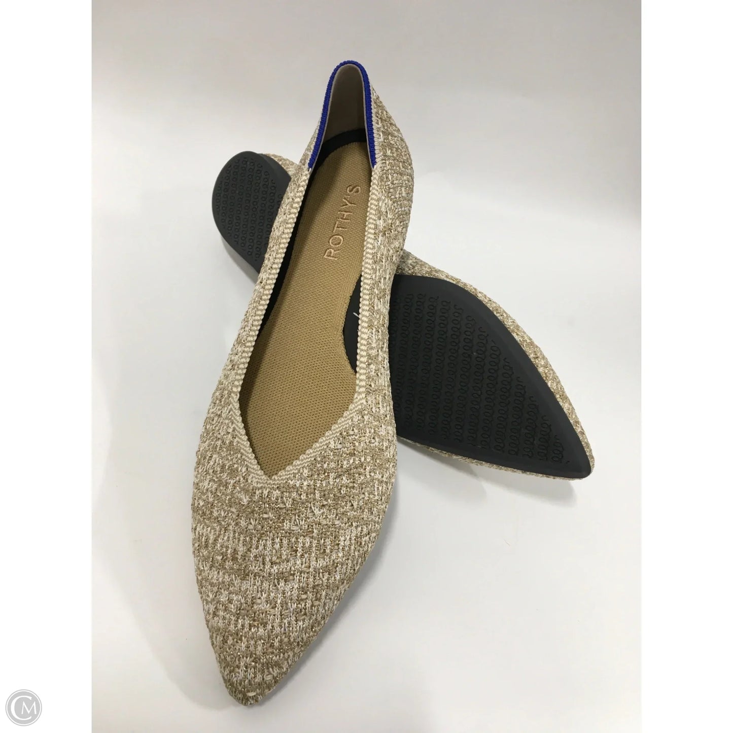 Shoes Flats By Rothys In Beige, Size: 9.5