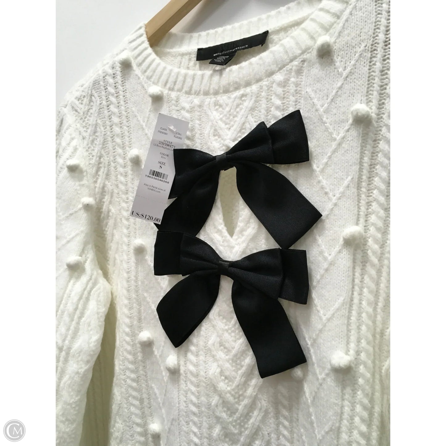 Sweater By White House Black Market In White, Size: S