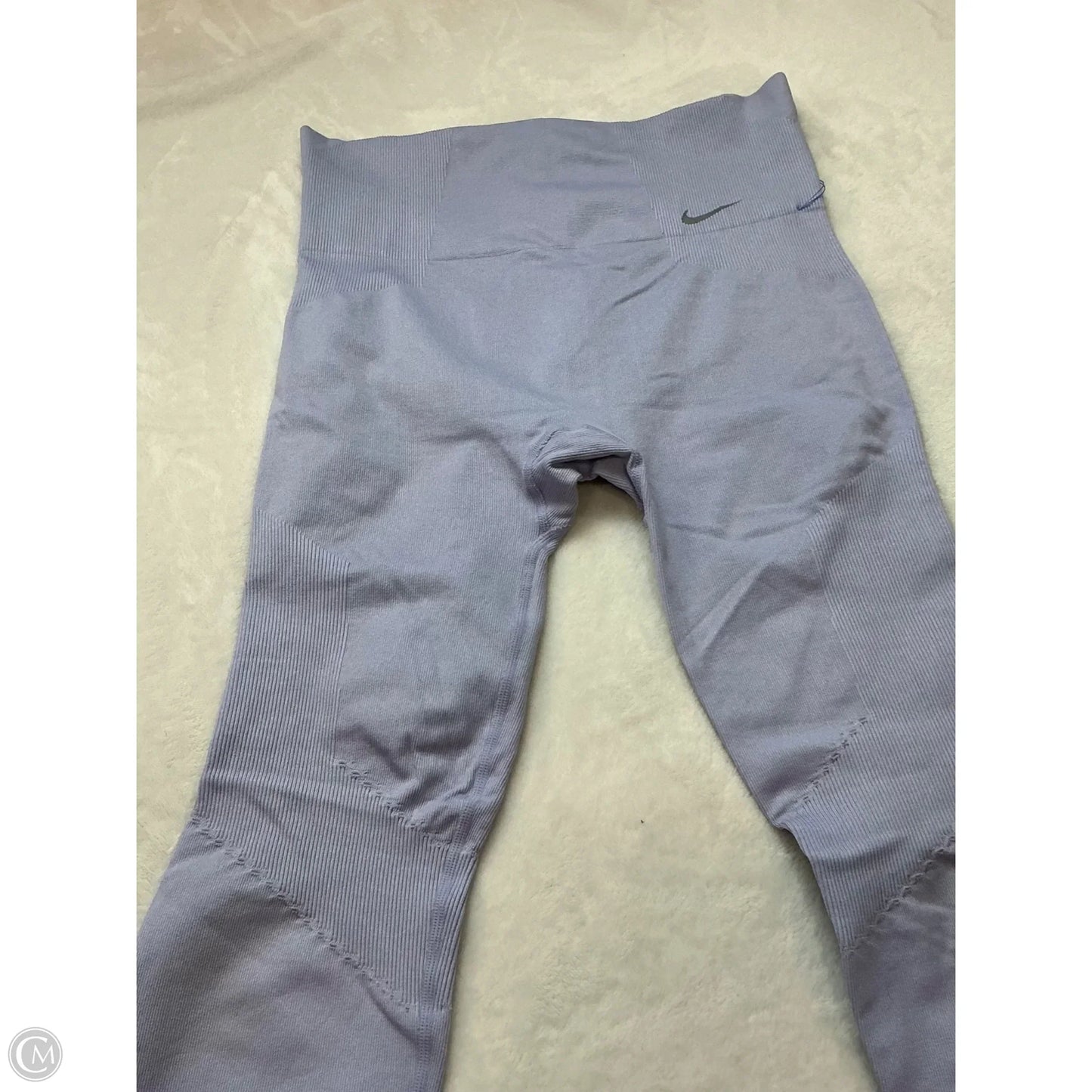 Athletic Leggings By Nike In Purple, Size: M