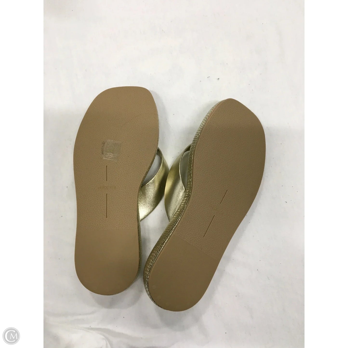 Sandals Flats By Dolce Vita In Gold, Size: 7