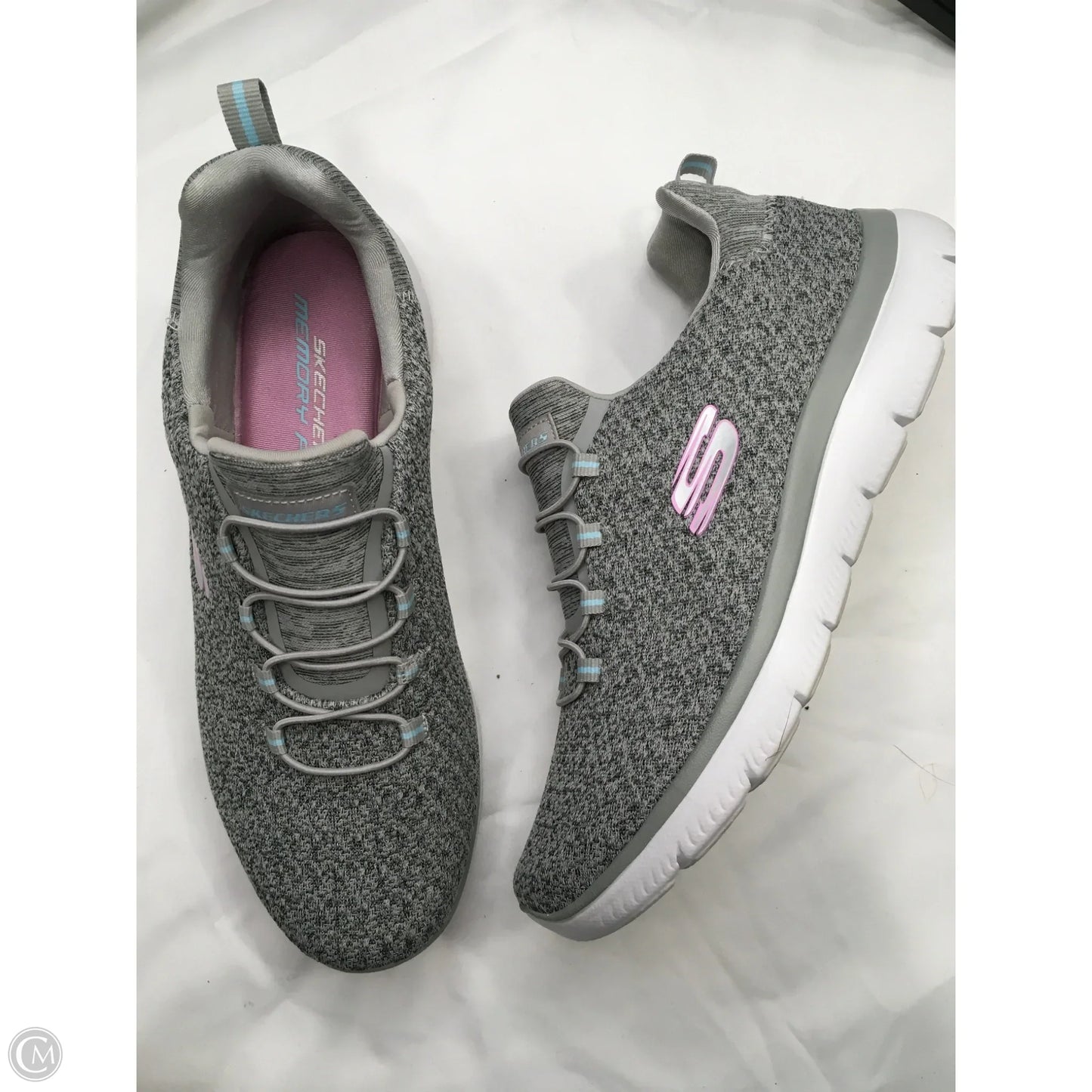 Shoes Sneakers By Skechers In Grey, Size: 8.5