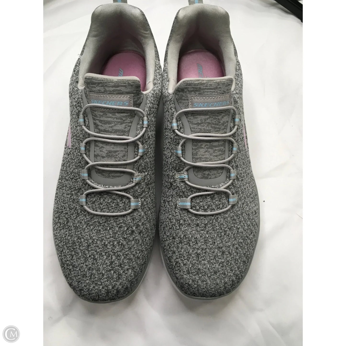 Shoes Sneakers By Skechers In Grey, Size: 8.5