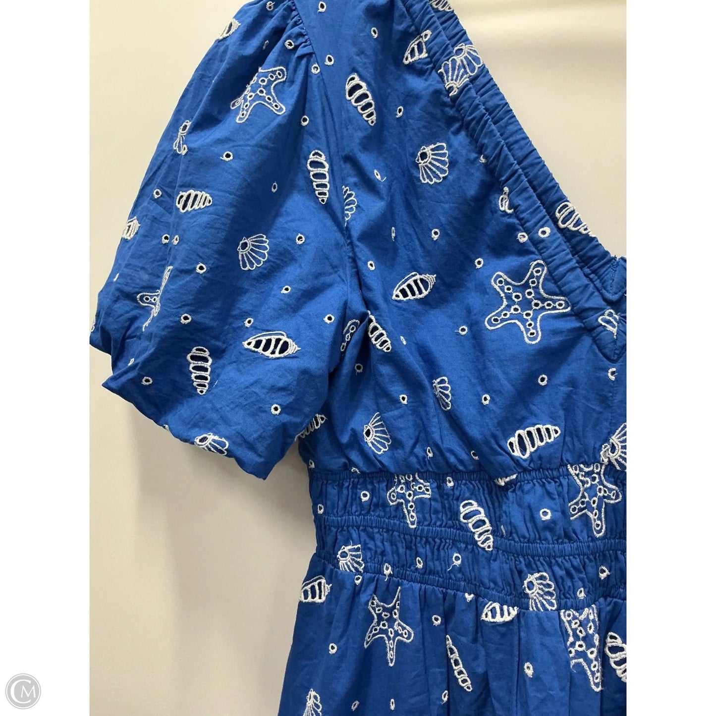 Dress Designer By Lilly Pulitzer In Blue & White, Size: Xl