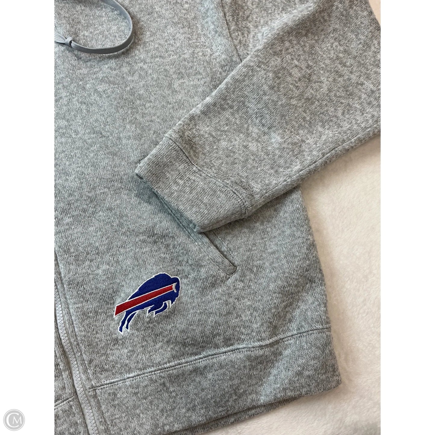 Sweatshirt Hoodie By Clothes Mentor In Grey, Size: Xxl