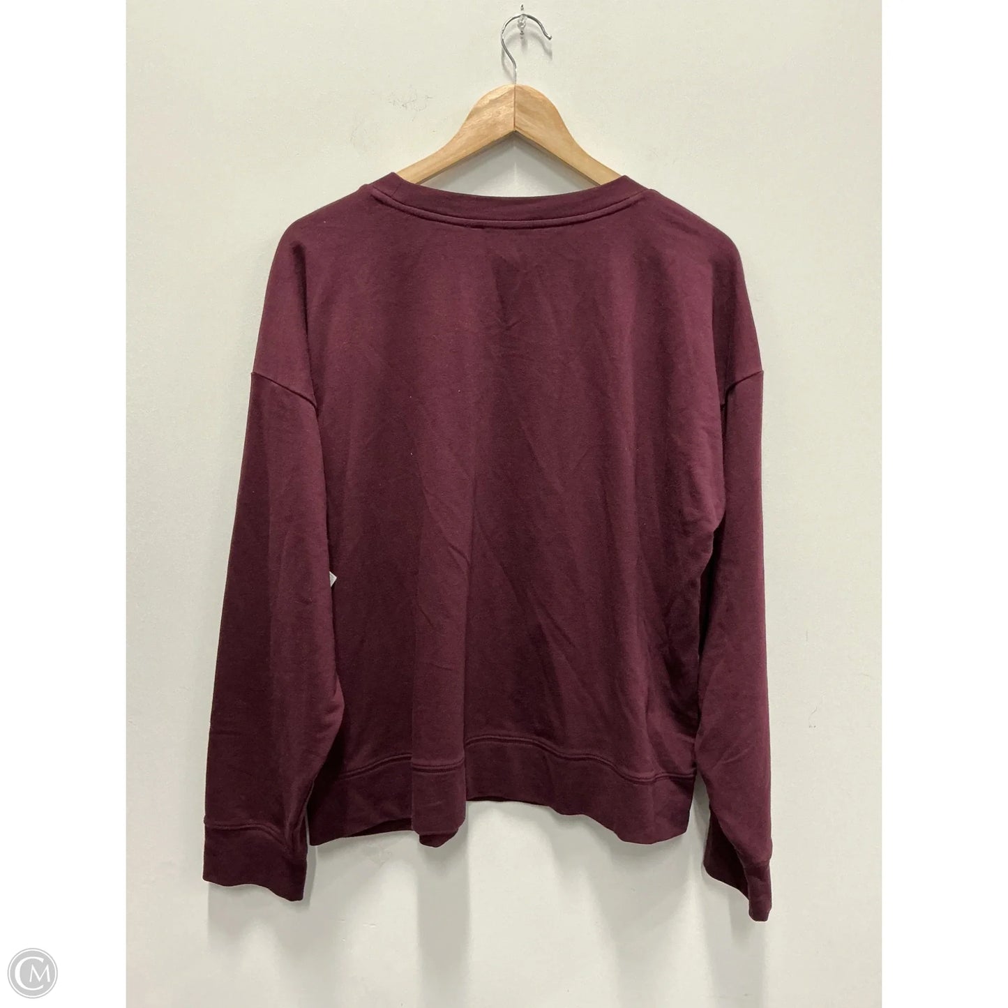 Sweatshirt Crewneck By Michael By Michael Kors In Maroon, Size: Xl