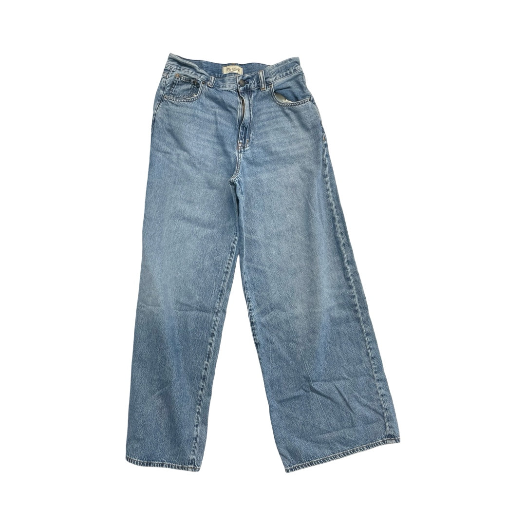 Jeans Wide Leg By Madewell In Blue Denim, Size:6