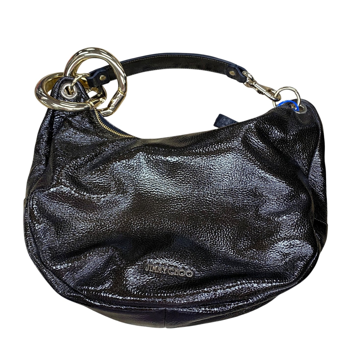 Handbag Luxury Designer By Jimmy Choo In Black, Size:Small