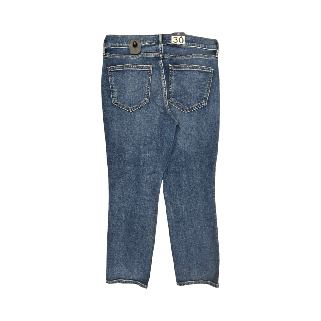 Jeans Straight By Gap In Blue Denim, Size:10