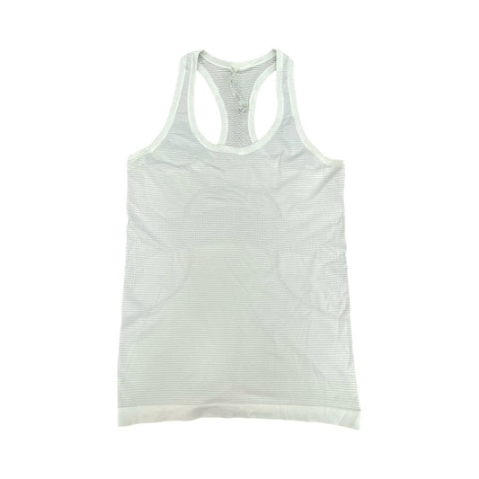 Athletic Tank Top By Lululemon In White, Size:6
