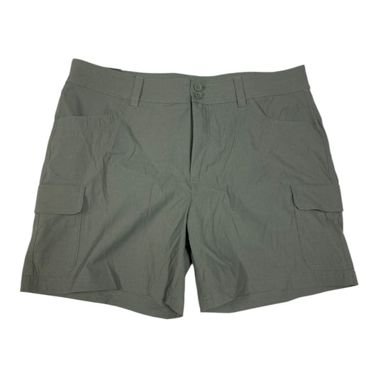Shorts By Eddie Bauer In Green, Size:14