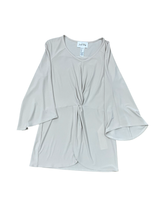 Top 3/4 Sleeve By Joseph Ribkoff In Tan, Size:S