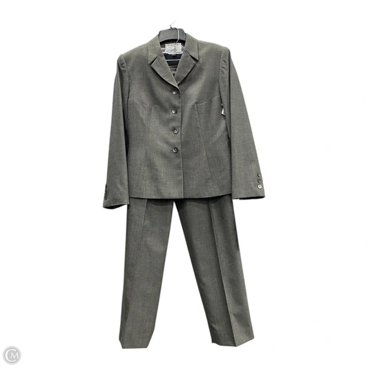 Pants Suit 2pc By Kasper In Grey, Size: 8