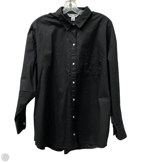 Top Long Sleeve By Old Navy In Black, Size: L
