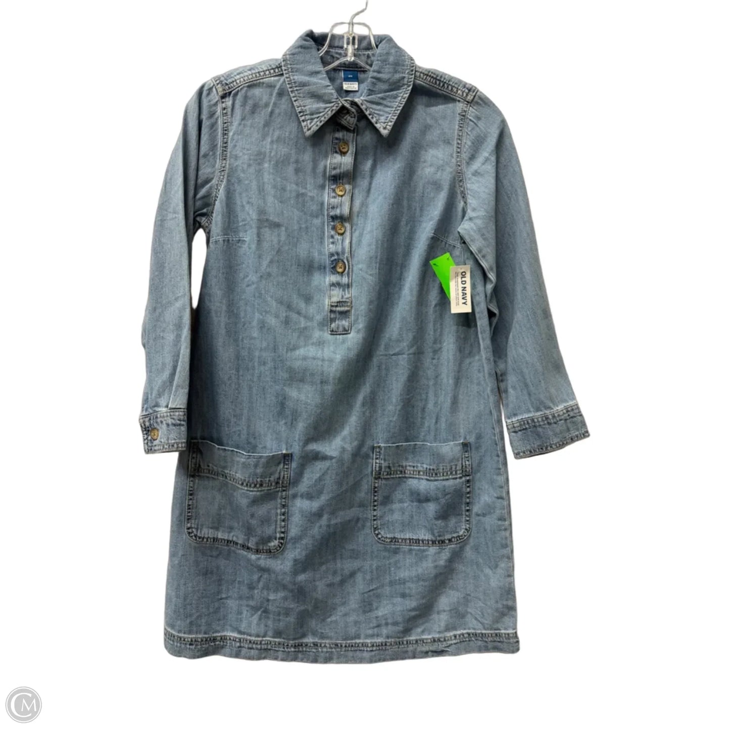 Dress Casual Short By Old Navy In Blue, Size: Xs