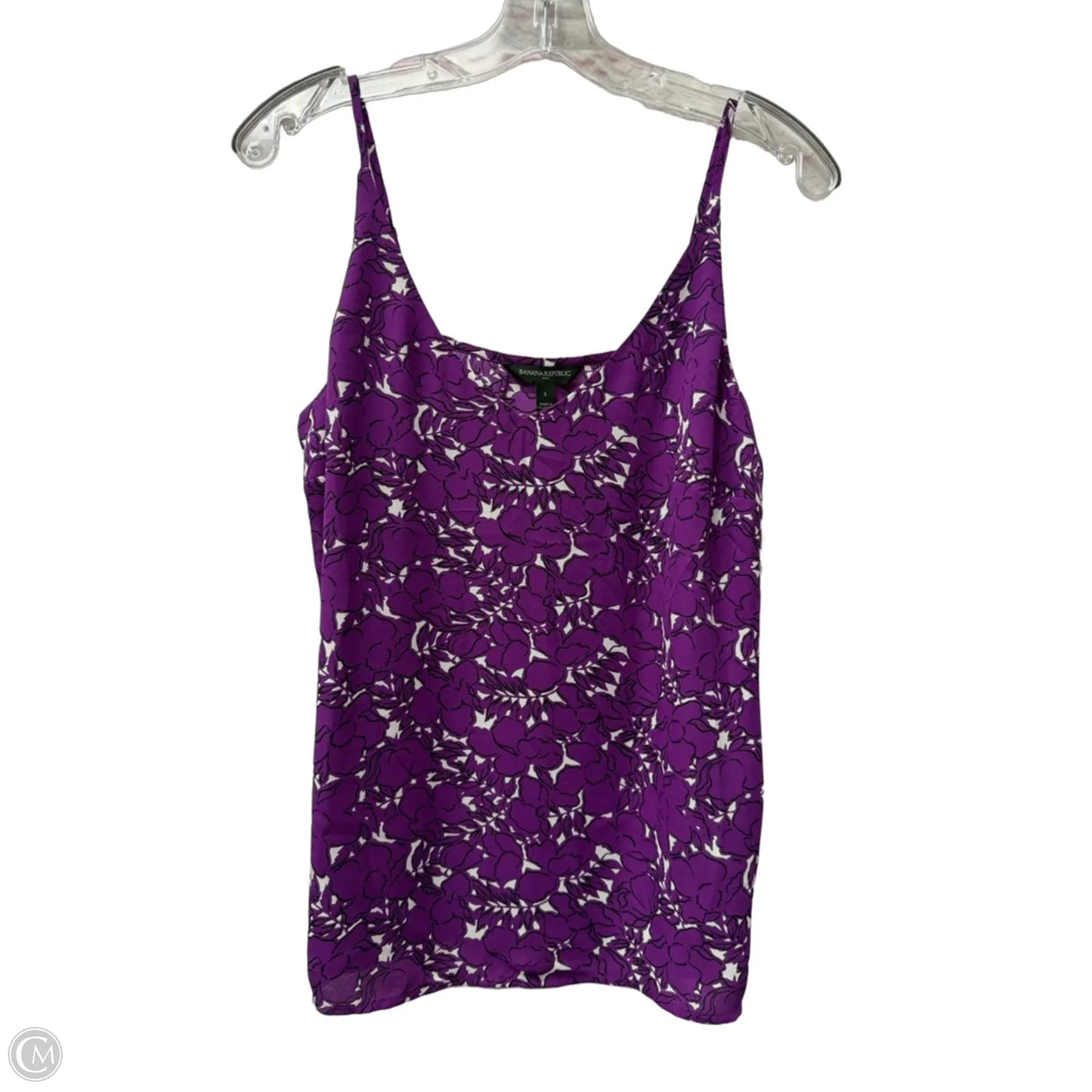 Top Sleeveless By Banana Republic In Purple, Size: S