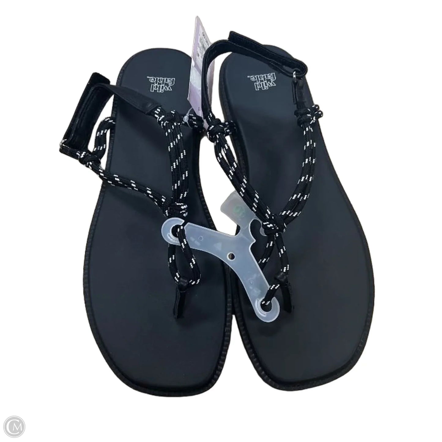 Sandals Flats By Wild Fable In Black, Size: 10