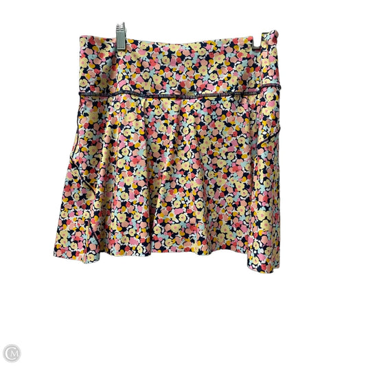 Athletic Skort By Athleta In Floral Print, Size: M