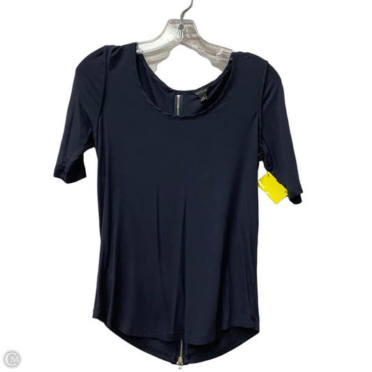 Top Short Sleeve By Ann Taylor In Blue, Size: Xs